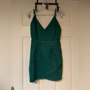 Superdown Elegant Green Sleeveless Dress
